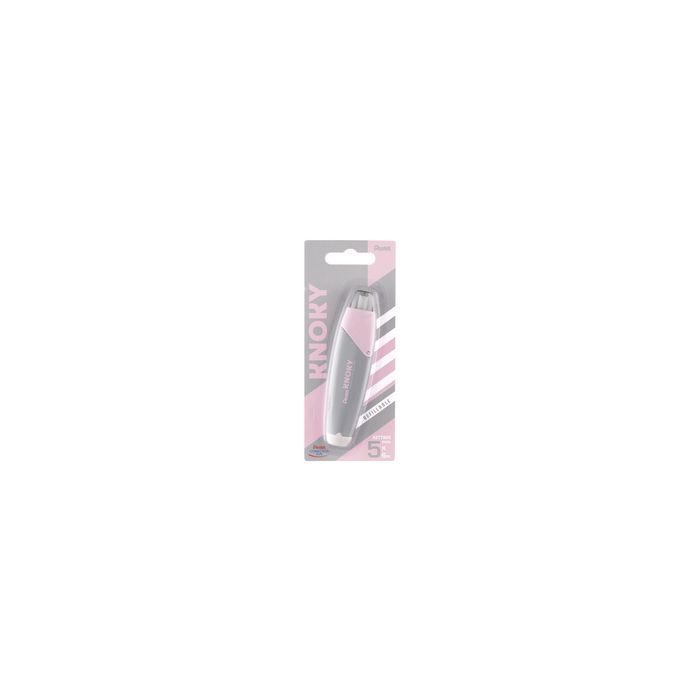 Pentel Ruban correcteur rétractable KNOKY, 5 mm x 6 m, gris