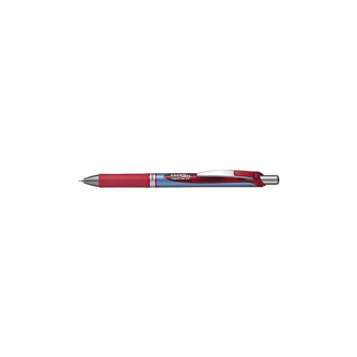 Pentel Stylo roller à encre gel liquide EnerGel BLN75, rouge