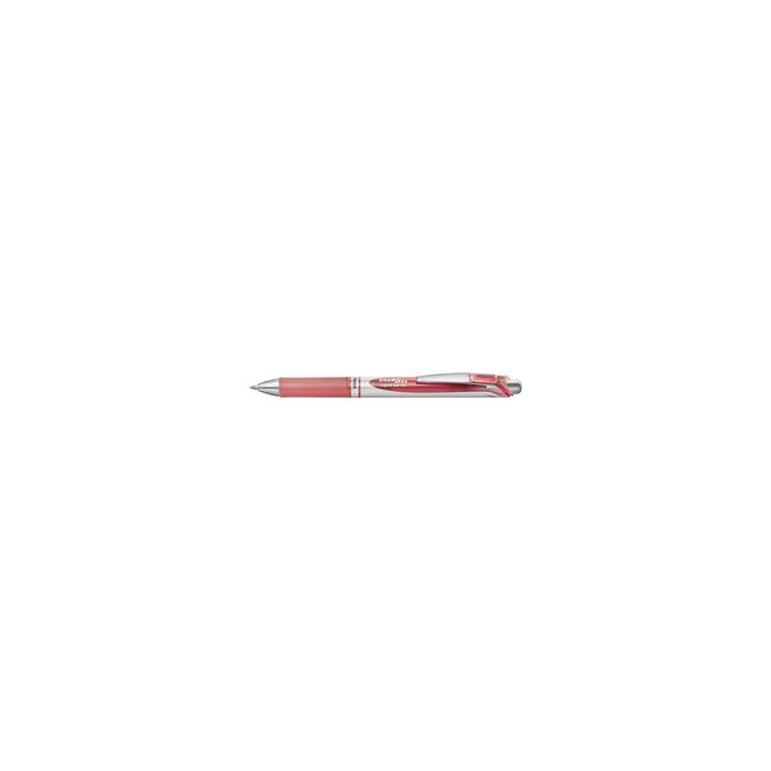 Pentel Stylo roller encre gel Energel BL77, corail