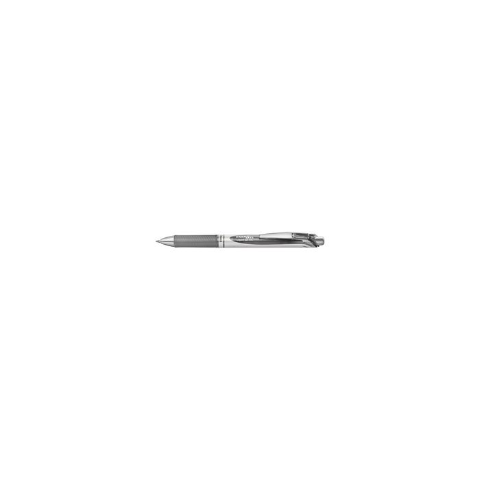 Pentel Stylo roller encre gel Energel BL77, gris
