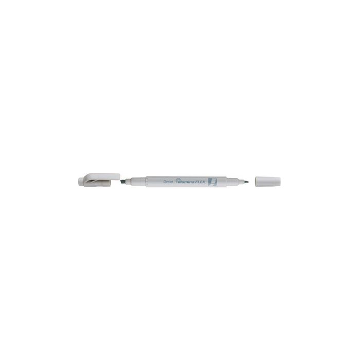 Pentel Surligneur Illumina Flex Pastel, gris pastel