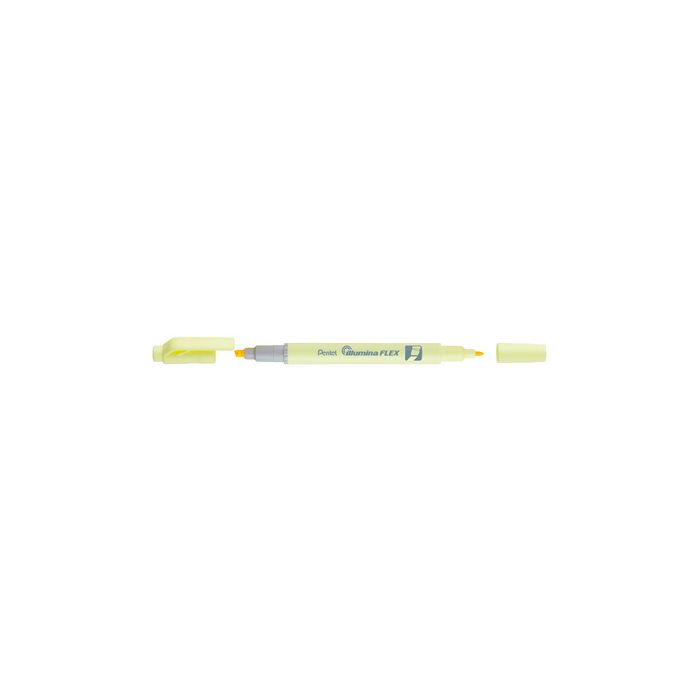 Pentel Surligneur Illumina Flex Pastel, jaune pastel