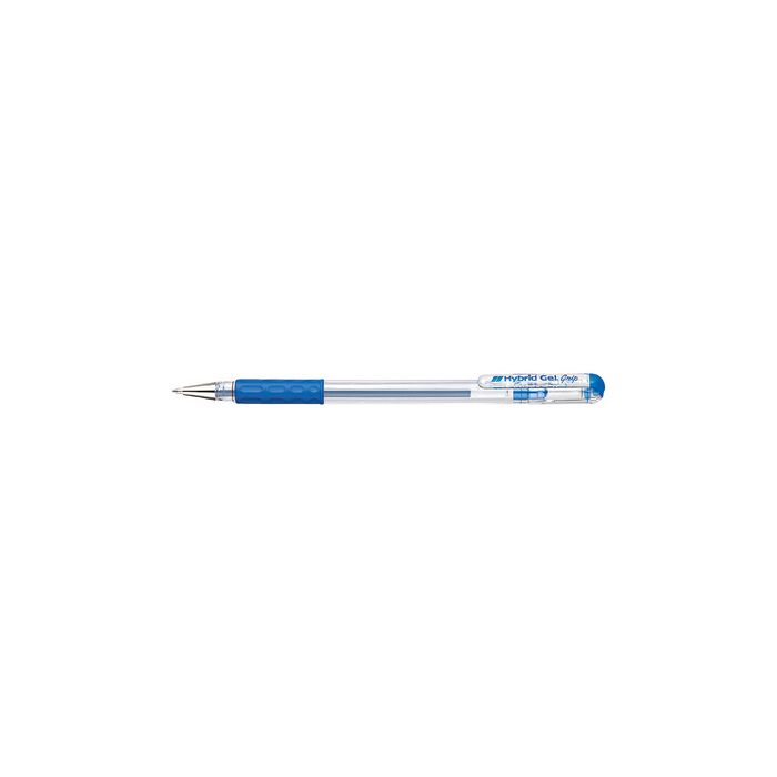 Pentel stylo roller à encre gel Hybrid Gel Grip K116, bleu