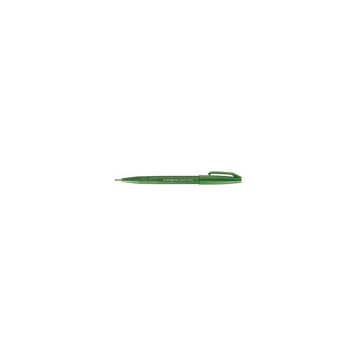 PentelArts Stylo feutre Brush Sign Pen SES 15, vert olive
