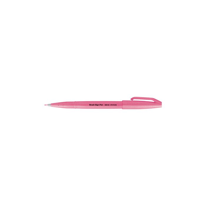 PentelArts Stylo feutre Brush Sign Pen SES15, rose fluo