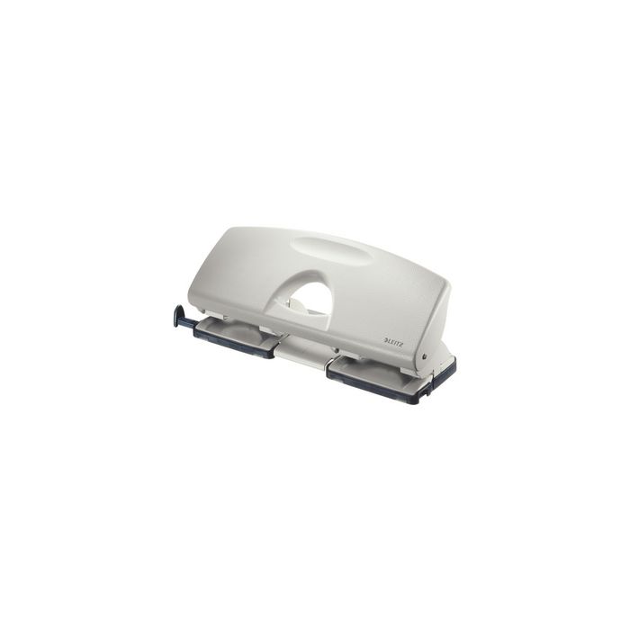LEITZ Perforateur 4 trous, capacité: 25 feuilles, gris