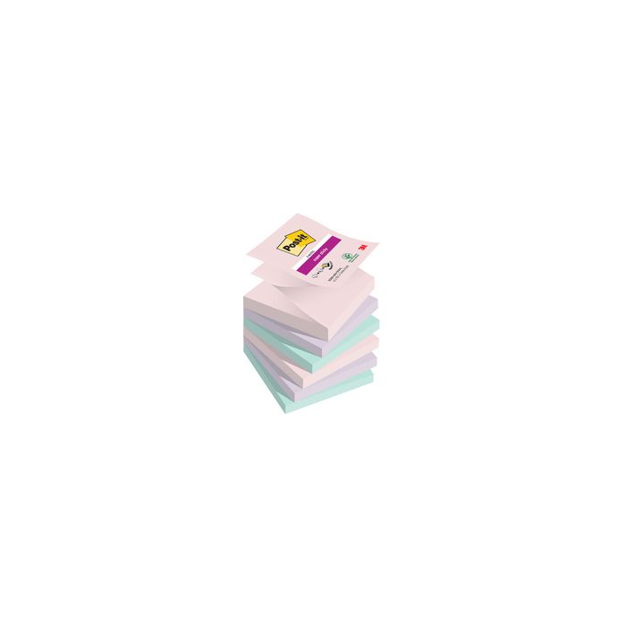 Post-it Bloc-note adhésif super sticky z-notes, 76 x 76 mm