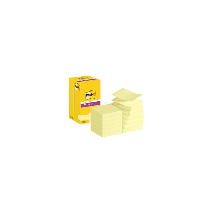 Post-it Bloc-note adhésif super sticky z-notes, 76 x 76 mm