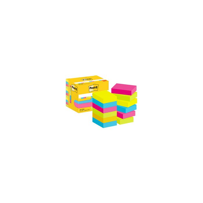 Post-it Bloc-note adhésif, 51 x 38 mm, Energetic Collection