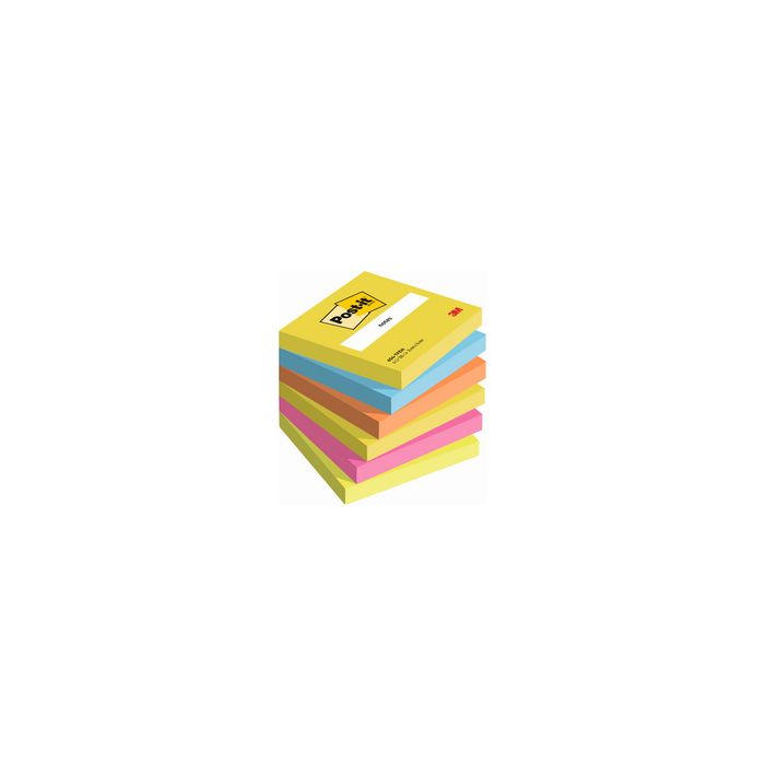 Post-it Bloc-note adhésif, 76 x 76 mm, Energetic Collection