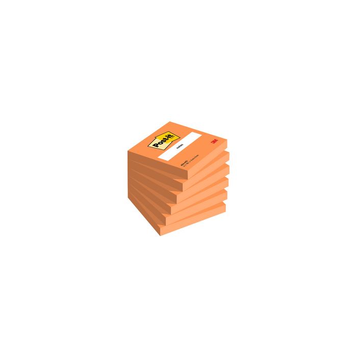Post-it Bloc-note adhésif, 76 x 76 mm, orange