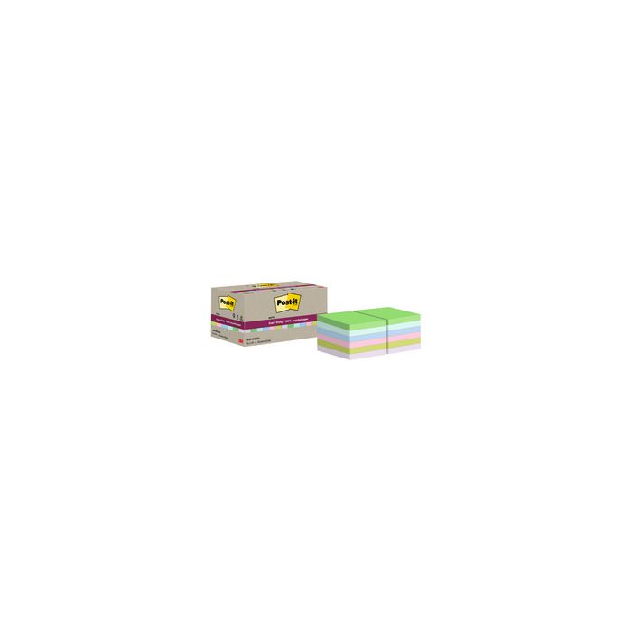 Post-it Bloc-note super sticky Recycling notes, assorti
