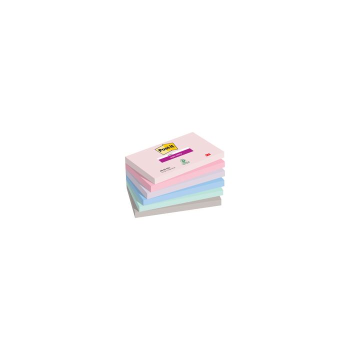Post-it Bloc-note super sticky notes, 127 x 76 mm, Soulful