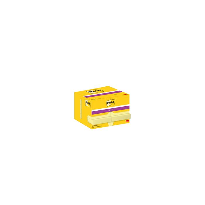 Post-it Bloc-note super sticky notes, 51 x 76 mm, jaune
