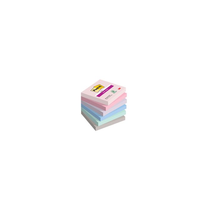 Post-it Bloc-note super sticky notes, 76 x 76 mm, Soulful