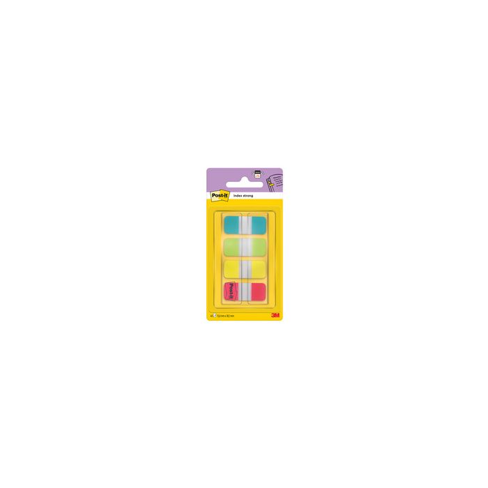 Post-it Marque-page Index Strong Mini, 16 x 38mm, 4 couleurs