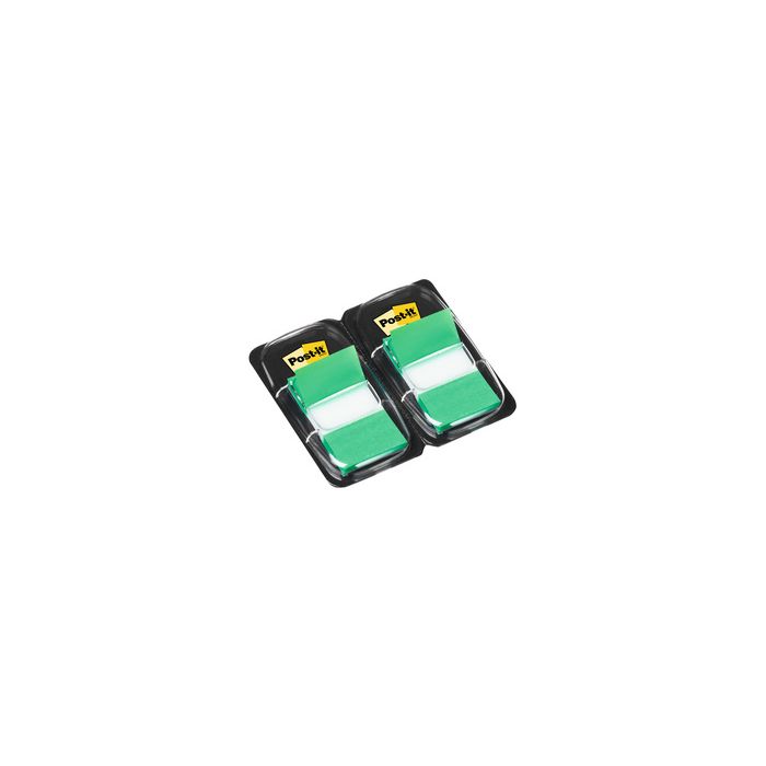 Post-it Marque-page adhésif Index, 25,4 x 43,2 mm, vert
