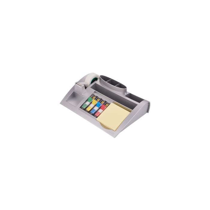 Post-it Organiseur de bureau, garni, argent