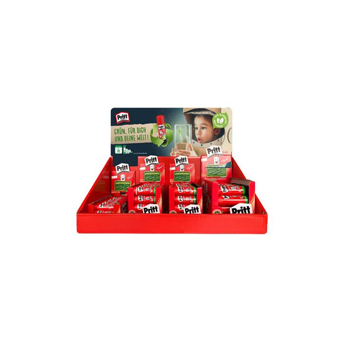 Pritt Bâton de colle, présentoir de 97 + pastilles SOMAT