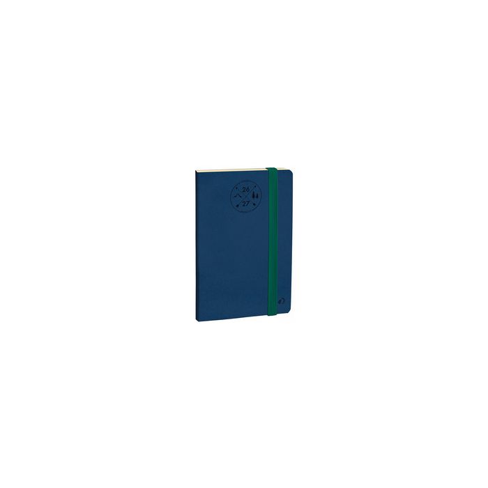 QUO VADIS Agenda Horizontal 15 SD, 2026/2027, bleu denim