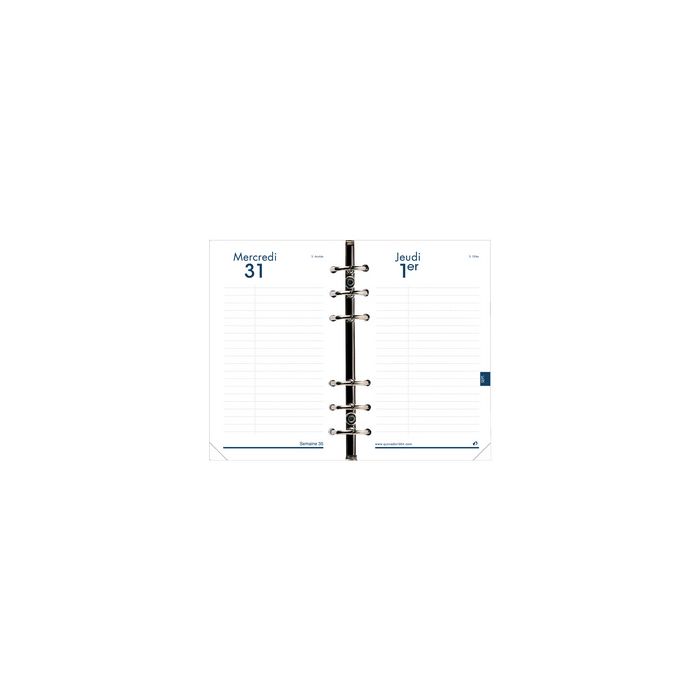 QUO VADIS Recharge Timer 17, 1 jour par page, 2026/2027