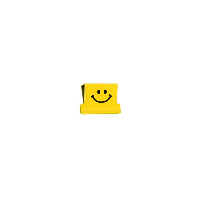 RAPESCO Clips à documents Supaclip 40, jaune, motif Smile