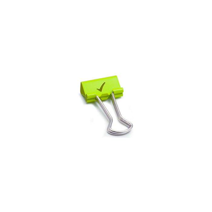 RAPESCO Pince double clip, (L)19 mm, vert, coche, 80 pièces