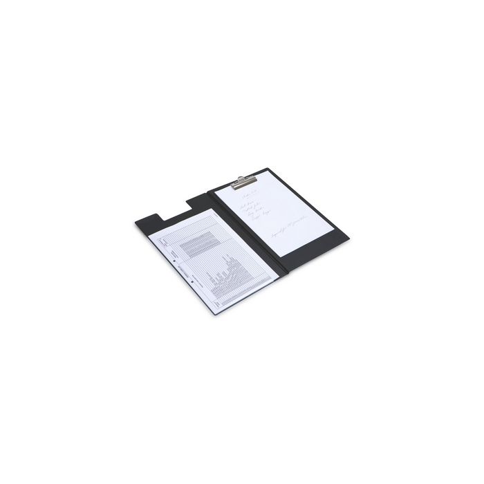 RAPESCO Pochette porte-bloc, A4, plastifié, PVC grainé, noir