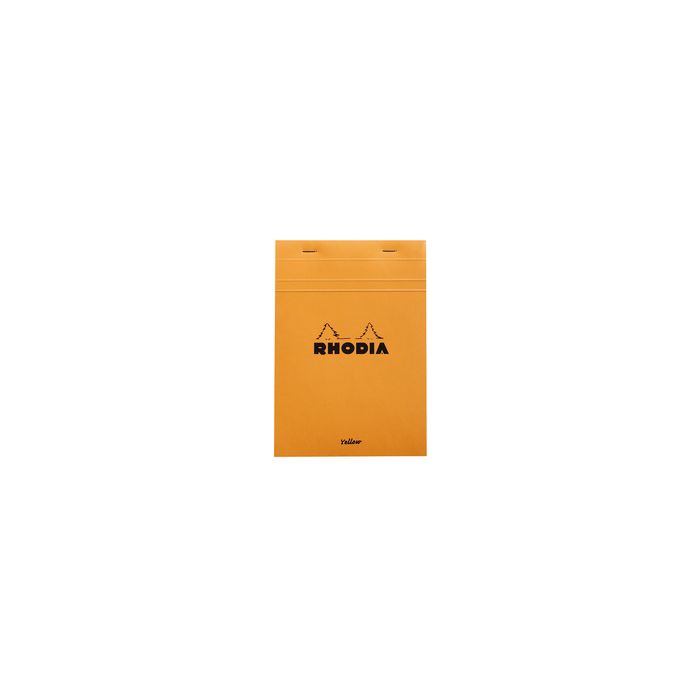 RHODIA Bloc agrafé No. 16 Yellow, format A5, quadrillé