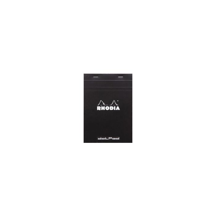 RHODIA Bloc-notes agrafé "dotPad", A5, pointillé, noir