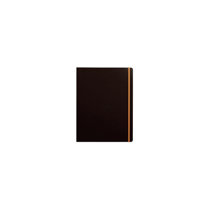 RHODIA Carnet de notes RHODIARAMA, A4+, ligné, noir