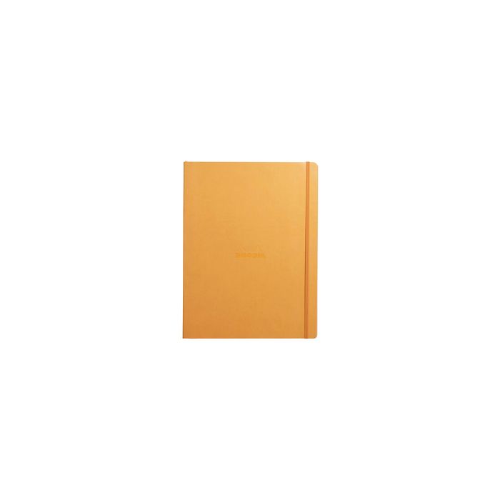 RHODIA Carnet de notes RHODIARAMA, A4+, ligné, orange