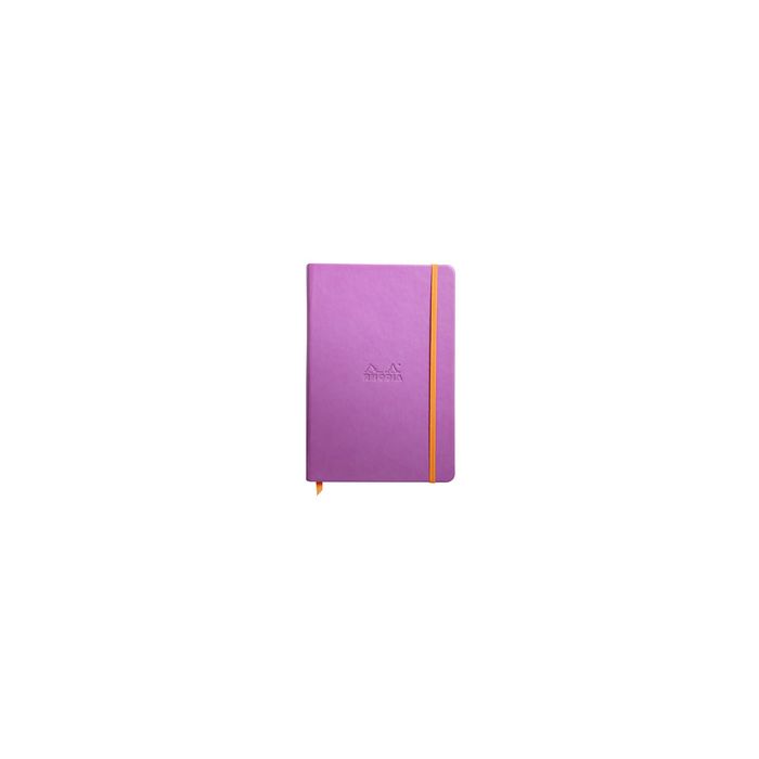 RHODIA Carnet rigide RHODIARAMA, A5, ligné, lilas