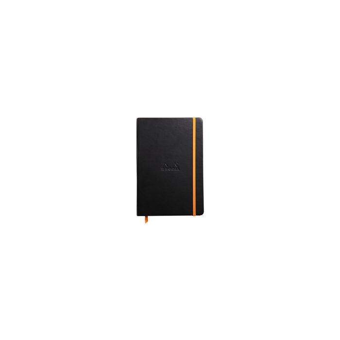 RHODIA Carnet rigide RHODIARAMA, A5, ligné, noir