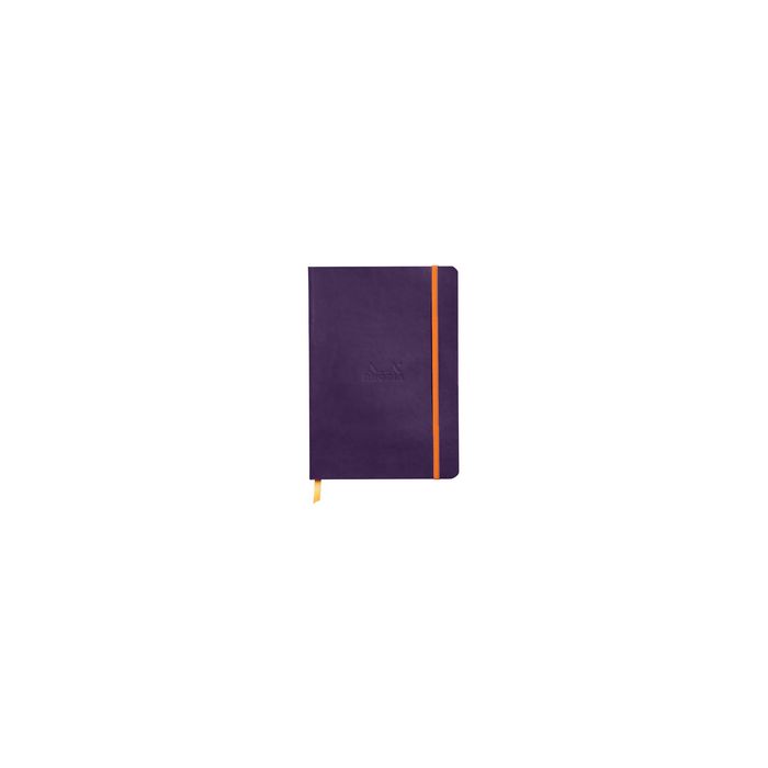 RHODIA Carnet souple RHODIARAMA, A5, quadrillé, aubergine