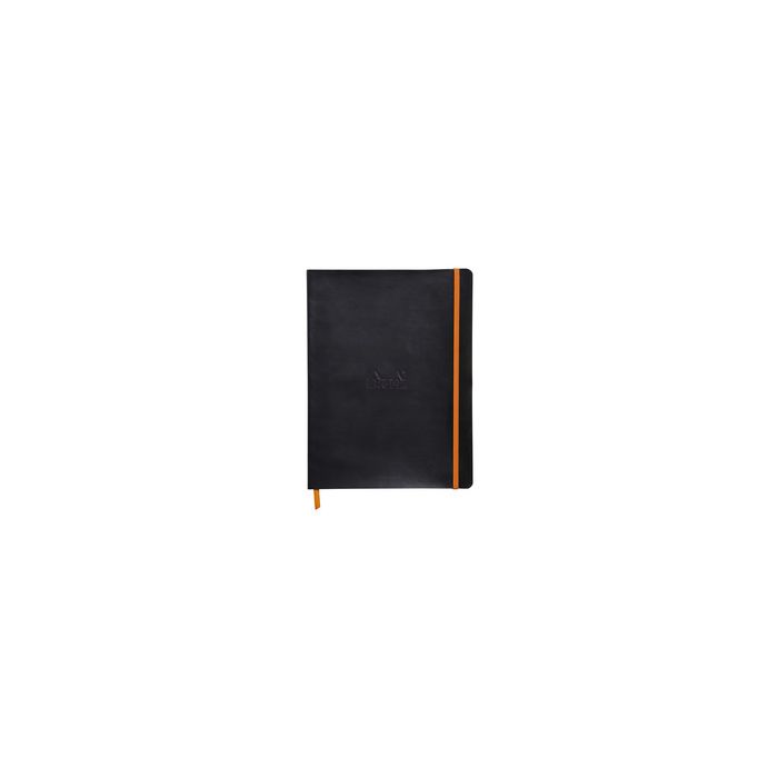 RHODIA Carnet souple RHODIARAMA, B5, ligné, noir