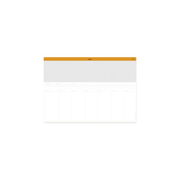 RHODIA Sous-main semainier non daté RHODIATIME, A2