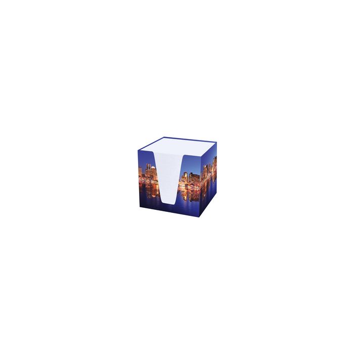 RNK Verlag Bloc cube "Skyline", carton rigide, garni