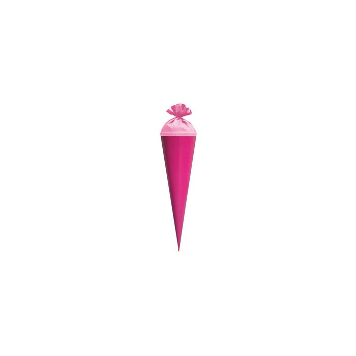 ROTH Bastelschultüte mit Verschluss, 700 mm, pink