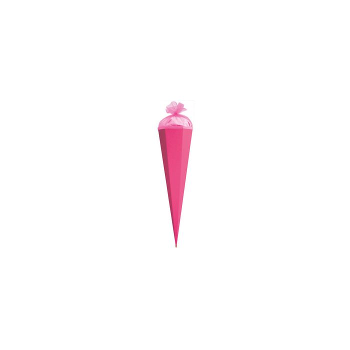 ROTH Bastelschultüte mit Verschluss, 850 mm, pink