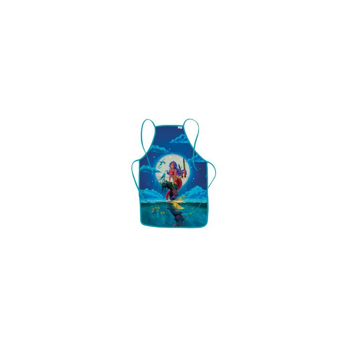 ROTH Tablier de peinture "Sirène magique", poche frontale