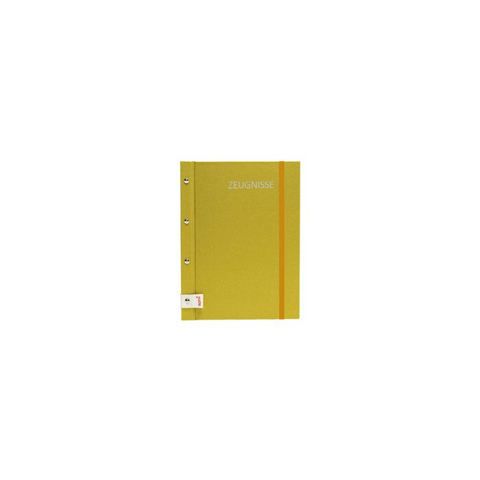 ROTH Zeugnismappe Metallium mit Buchschrauben, gold