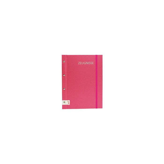 ROTH Zeugnismappe Metallium mit Buchschrauben, pink