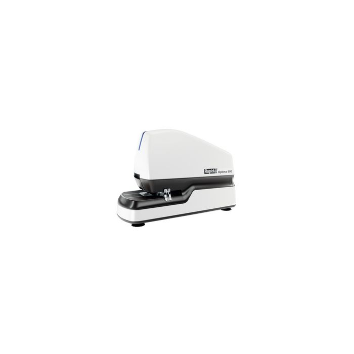 Rapid Agrafeuse électrique Optima 60E, blanc/gris/bleu