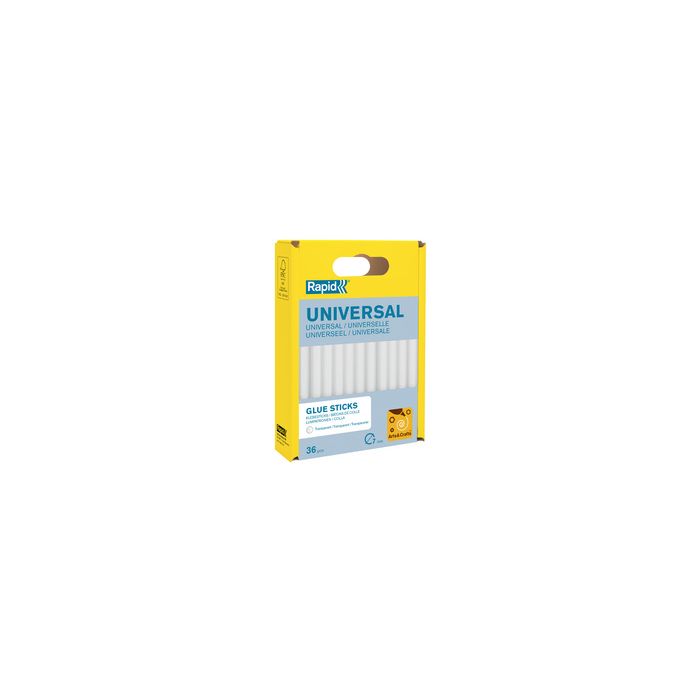 Rapid Bâton de colle universel transparent, diamètre: 7 mm