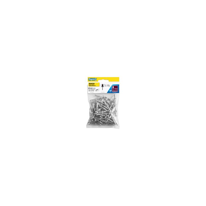 Rapid Rivet aveugle standard, 4,8 x 14 mm, en aluminium