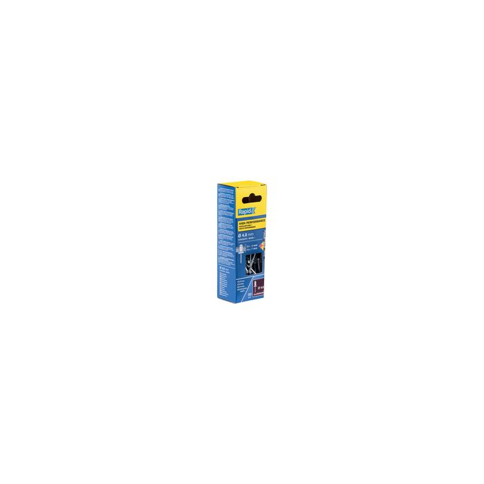 Rapid Rivet aveugle universel, 4,8 x 10 mm, en aluminium