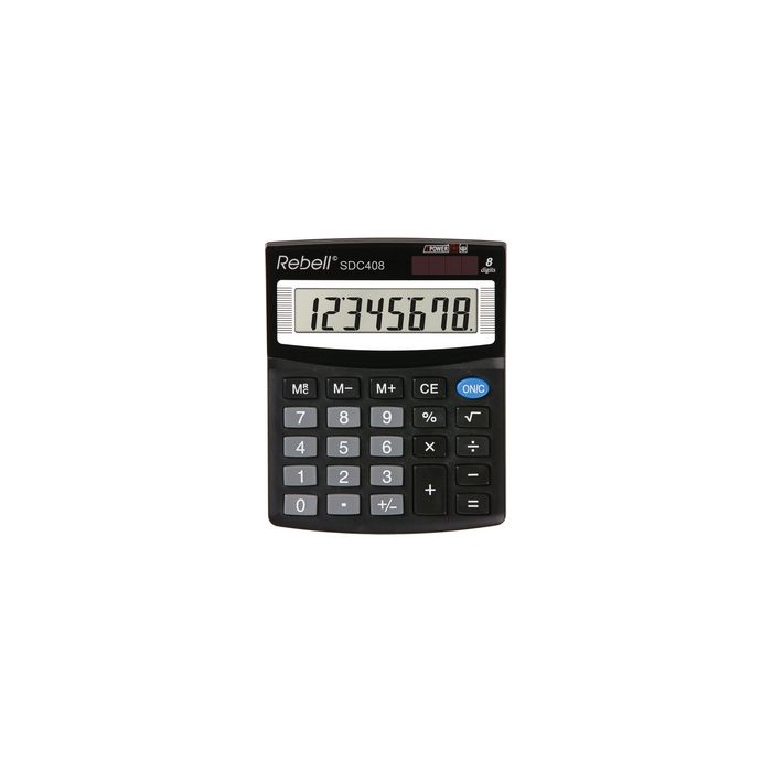 Rebell Calculatrice de bureau SDC 408, noir