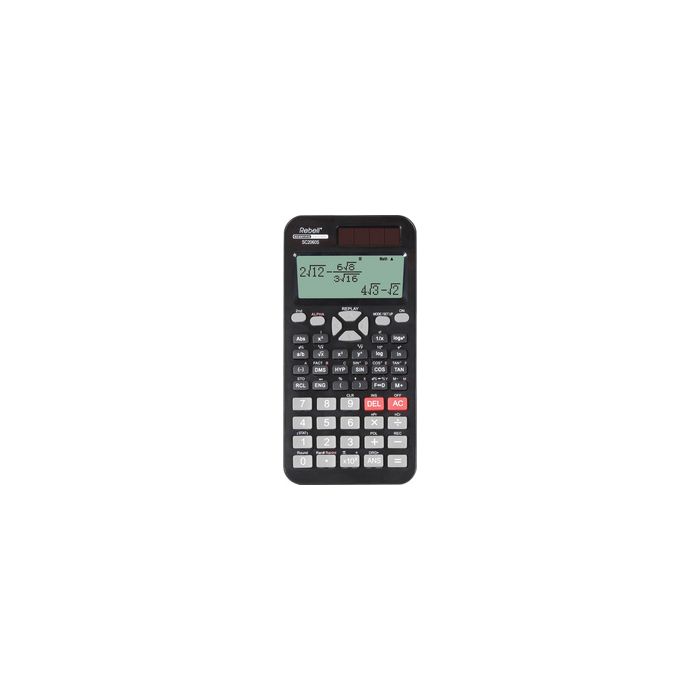 Rebell Calculatrice scolaire SC2060S, noir