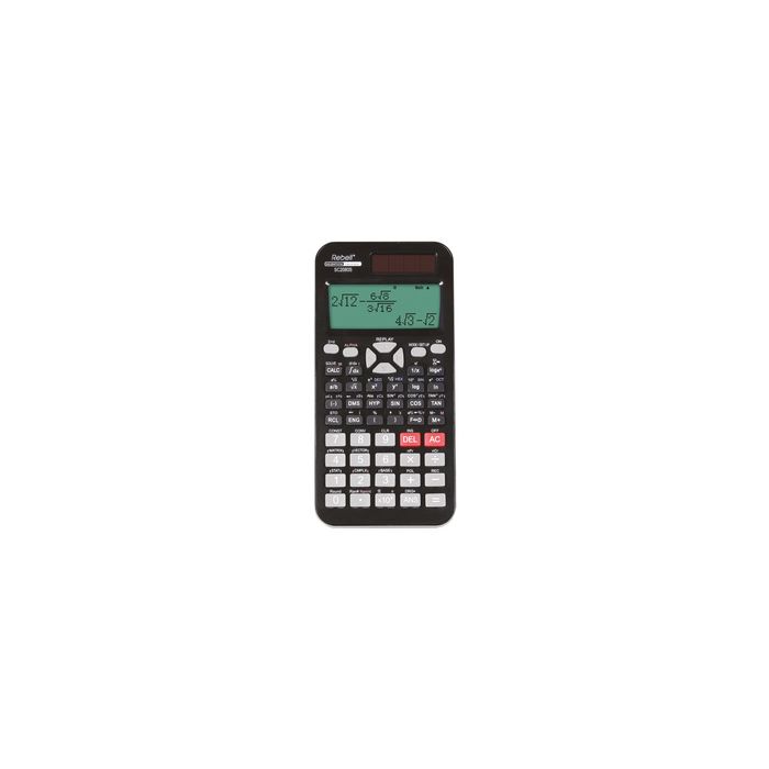 Rebell Calculatrice scolaire scientifique SC2080S, noir